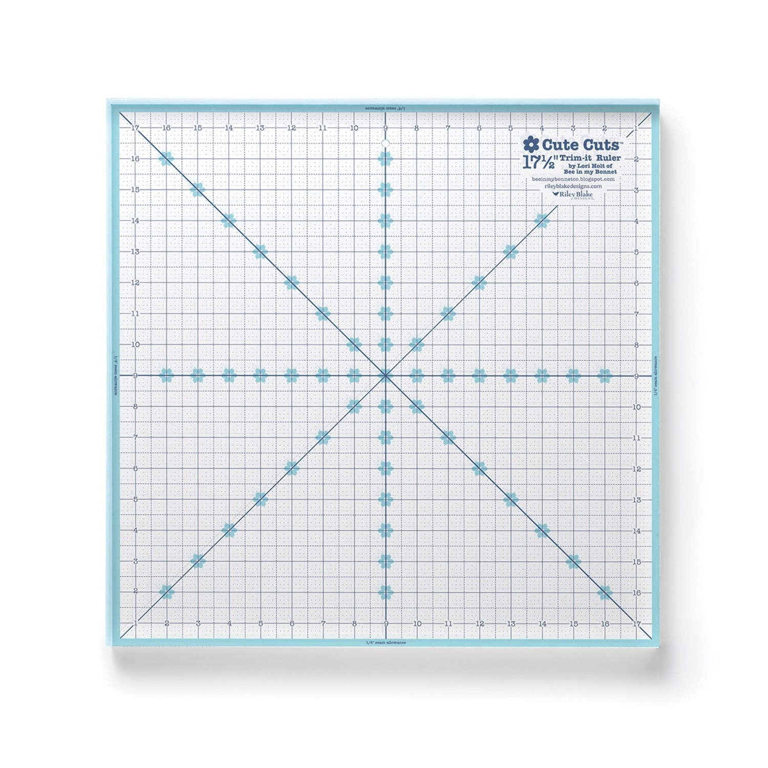 Lori Holt Cute Cuts™ Trim-it™ Ruler 17 1/2" x 17 1/2"
