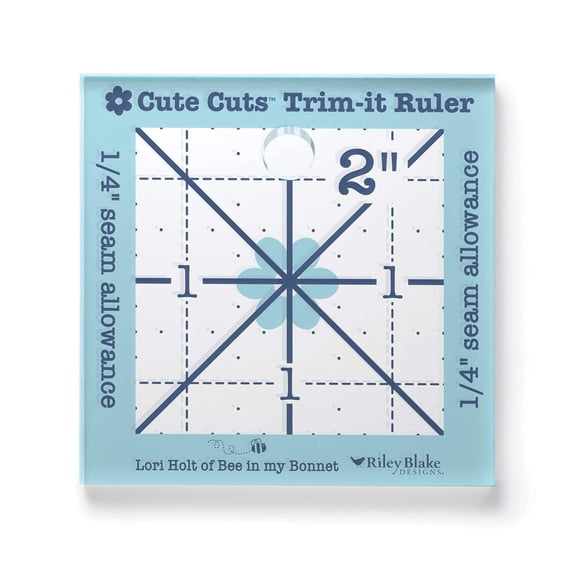 Lori Holt Cute Cuts Trim-it Ruler 2in x 2in