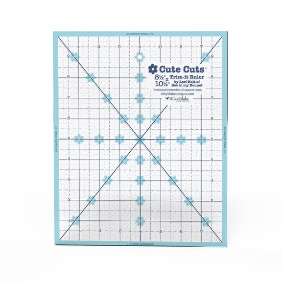 Lori Holt Cute Cuts Trim-it Ruler 8-1/2in x 10-1/2in