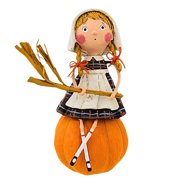 Lori Mitchell 6.50In Grateful Greta, Resin, Thanksgiving Pumpkin 18023