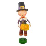 Lori Mitchell 8.00In Mason Mayflower, Polyresin, Pilgrim Thanksgiving 16721