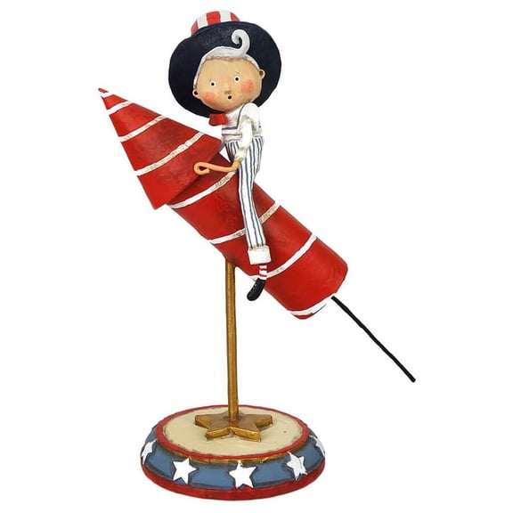 Lori Mitchell American Pride Collection: Dapper Dan The Rocket Man Figurine