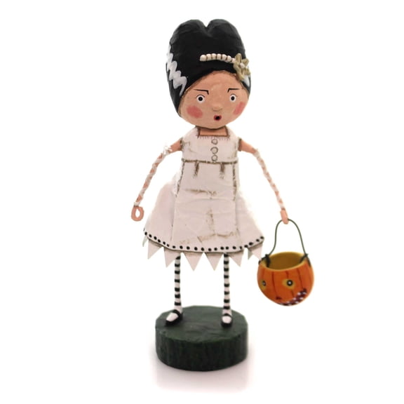 Lori Mitchell Bride Of Frankie Stein Polyresin Halloween Pumpkin 11052