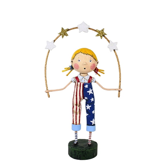 Lori Mitchell Star Spangled - One Figurine 8 Inch, Polyresin - Patriotic July 4Th Usa 13314