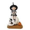 thumbnail image 1 of Lori Mitchell Tessa Witch Polyresin Halloween Skull 12276, 1 of 3