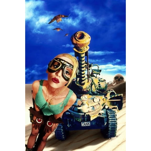 Lori Petty Tank Girl Art Green Vest Shorts Goggles 24x36 Poster