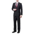 thumbnail image 1 of Loriano Lucciani Men's LCN18 Slim Fit Suit - Brown Check - 52L, 1 of 5