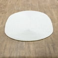 thumbnail image 1 of Lorie Country White Braided Area Rug 2' x 3' Oval, 1 of 5