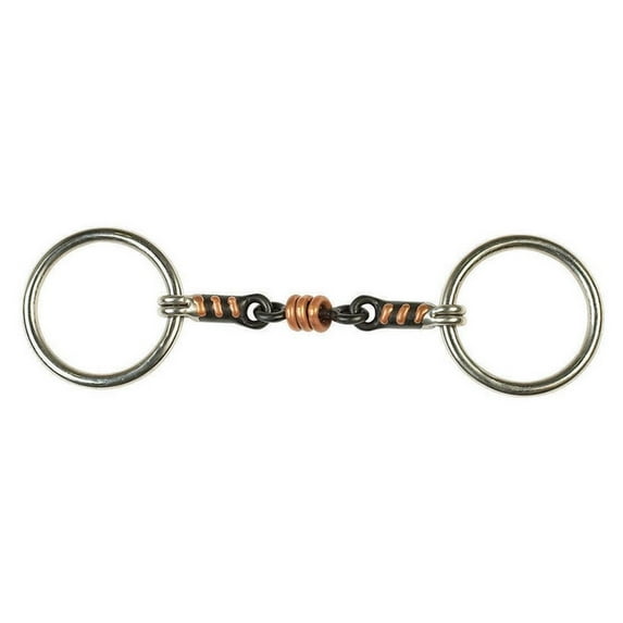 Lorina Sweet Iron Roller Link Loose Ring Snaffle