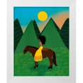 thumbnail image 1 of Lorintheory 12x14 White Modern Wood Framed Museum Art Print Titled - Wild and Free, 1 of 4