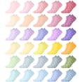 thumbnail image 1 of Loritta 30 Pairs Ankle Socks for Women Colorful Low Cut Socks Bulk Pack Womens Socks Size 9-11, 1 of 7