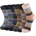 thumbnail image 1 of Loritta  Wool Socks for Women  6 Pairs Crew Cozy Boot  Winter Warm Thick Socks Gifts Size 5-9, 1 of 6