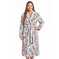thumbnail image 1 of Loritta Robes for Women Long Soft Plush Coral Fleece Fuzzy Bathrobe, Winter Warm Womens Robe, 1 of 6
