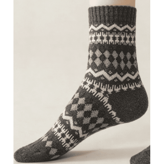 Loritta Secret 6 Pairs Women Wool Socks Winter Warm Boot Socks for Ladies