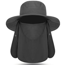 Loritta Wide Brim Sun Hat for Men and Women Fishing Hats UPF50+ Multifunction Sun Protection Visor