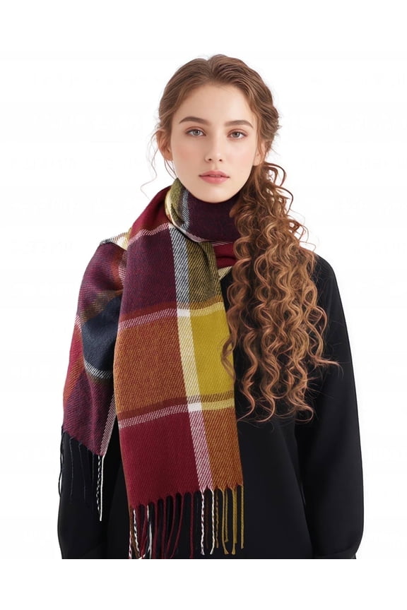 Winter Scarf for Women Shawls for Women Long Big Warm Scarves Fashion Wraps Scarf Plaid