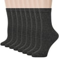 thumbnail image 1 of Loritta Women Crew Socks, Soft Cotton Dress Socks Pack Athletic Socks for Women, Size 9-11, 8 Pairs, 1 of 6