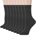 thumbnail image 1 of Loritta Women Crew Socks, Soft Cotton Dress Socks Pack Athletic Socks for Women, Size 9-11, 8 Pairs, 1 of 6