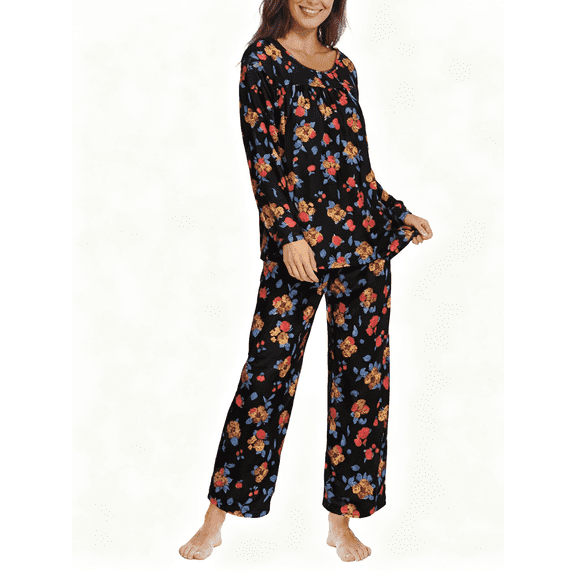 Loritta Womens Pajama Sets 2 Piece Loungewear Long Sleeve Shirts and Pants Pjs Sleepwear with Pockets