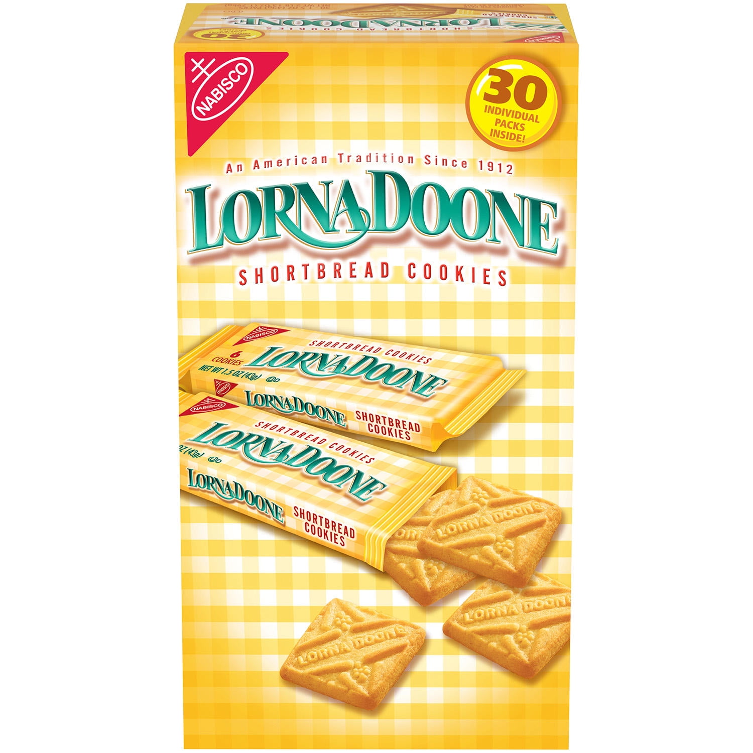 Lorna Doone Cookies, 30 Packs 1.50z Each Pack
