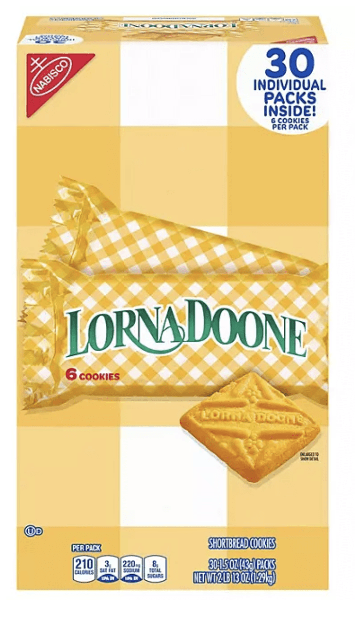 Lorna Doone Shortbread Cookies 1.5 oz., 30 pk.