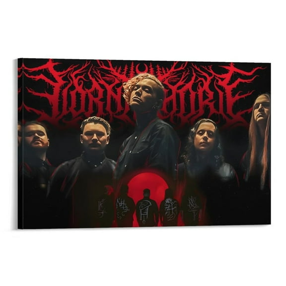 Lorna Shore Art Metallic Rock And Roll Poster Poster Decorative Painting Canvas Wall Art Living Room Posters Bedroom Painting 12x18inch(30x45cm)