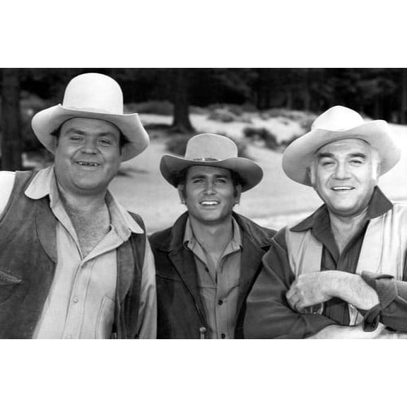Lorne Greene, Dan Blocker and Michael Landon in Bonanza 24x36 Poster
