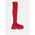 thumbnail image 1 of Loro Stretch Knit Knee High Boots, 1 of 10