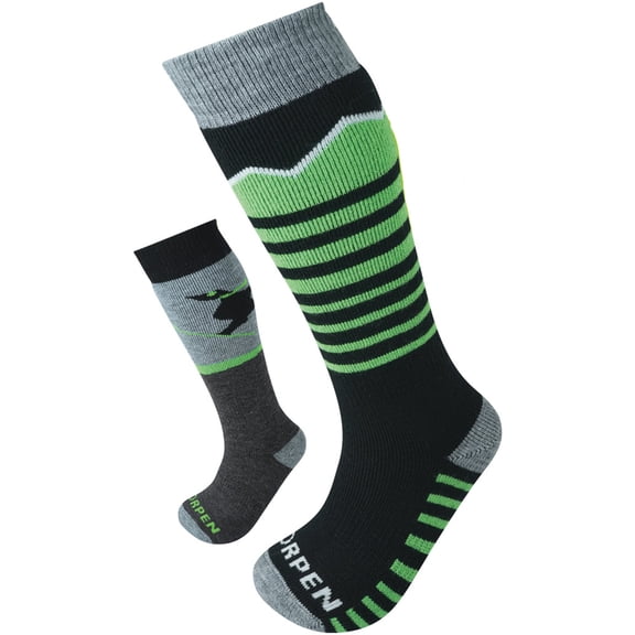 T1 MERINO SKI ECO KID'S SOCKS 2-PACK