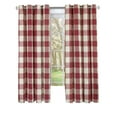 thumbnail image 1 of Lorraine Home Fashions 09570-63-00148 RED Courtyard Grommet Window Curtain Panel, Red, 53" X 63", 1 of 3