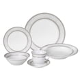 thumbnail image 1 of Lorren Home Trend s 'Sirena' 24-piece Porcelain Dinnerware Set, 1 of 3