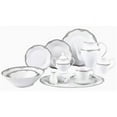thumbnail image 1 of Lorren Home Trends Elizabeth 57 Pieces Dinnerware Set, Service for 8, 1 of 2
