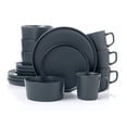 thumbnail image 1 of Lorren Home Trends Gray Stoneware Dinnerware Set, 16 Piece, Service for 4, Microwave and Dishwasher Safe, 1 of 6