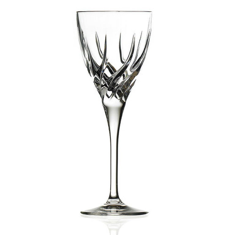 Lorren Home Trends RCR Timeless Water Glasses - Set Of 6 Italian Lead-Free Crystal Glasses