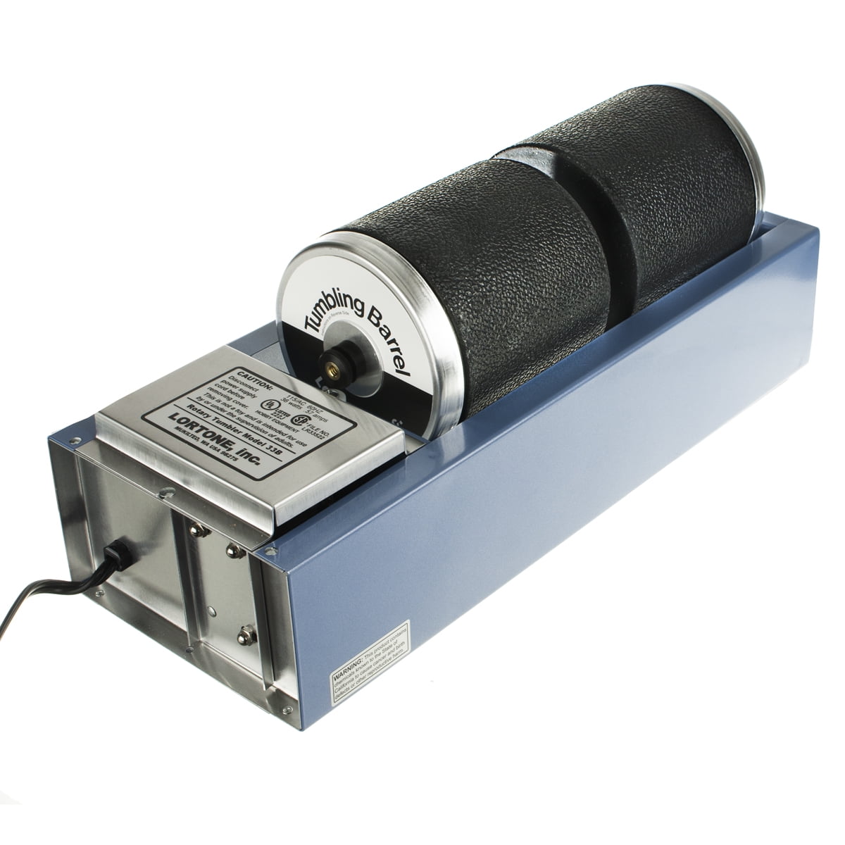 Lortone 004-091 33B Twin Barrel 6 Lb Hobby Rotary Rock Polisher Tumbler