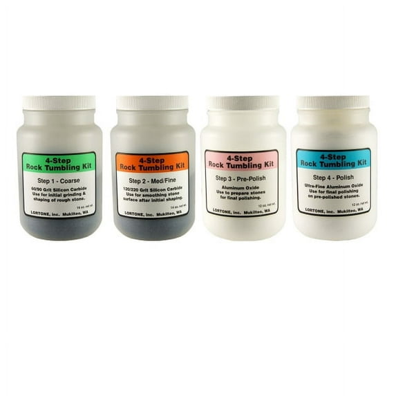 Lortone 4-Step Abrasive and Polishing Kit