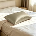 thumbnail image 1 of Lorviah 100% Mulberry Silk Pillowcase for Skin and Hair, King Size 20"x36", 1 Pack, Taupe, 1 of 5