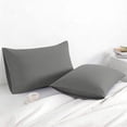 thumbnail image 1 of Lorviah 2 Pack Microfiber Pillowcases - Ultra Soft Breathable 20"x30" Pillow Cases with Envelope Closure - Queen Size - Smoky Gray, 1 of 6