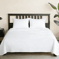 thumbnail image 1 of Lorviah 3 Piece Microfiber Sheet Set Twin-XL Size - Wrinkle, Shrink & Fade Resistant Bedding - Includes Deep Pocket Fitted Sheet, Flat Sheet & Pillowcase - White, 1 of 5