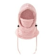 thumbnail image 1 of Lorytime Balaclava Face Mask Kids Winter Thickened Cap with Ear Flaps Drawstring Full Face Coverage Pull Over Outdoor, 1 of 3