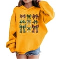 thumbnail image 1 of Lorytime Christmas Girls Hoodies with Bows Boys Sweatshirt Long Sleeve Pullover Drop Shoulder Soft Tops Yellow 13 Years, 1 of 4