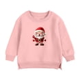 thumbnail image 1 of Lorytime Christmas Kids Sweatshirt for Boys Girl Santa Claus Shirt Crew Neck Long Sleeve Pullover Cute Tops Pink 9 Months, 1 of 3