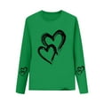thumbnail image 1 of Lorytime Kid Girls Sweatshirt with Hearts Kid Long Sleeve Crewneck Tops Valentine's Day Pullover Fashionable Outerwear, 1 of 6