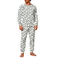 thumbnail image 1 of Lorytime Matching Valentine S Day Pajamas for Couples Heart Long Sleeve Pullover and Trousers with Pockets Men Loungewear, 1 of 8
