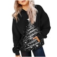 thumbnail image 1 of Lorytime Sweatshirts for Teen Girls with Hoodie Boys Christmas Tree Star Shirt Long Sleeve Pullover with Pocket Tops, 1 of 6