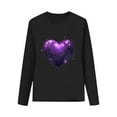 thumbnail image 1 of Lorytime Valentine Sweatshirts for Girls Without Hoodie Long Sleeve Tops Heart Valentine's Day Pullover Holiday Outerwear, 1 of 6