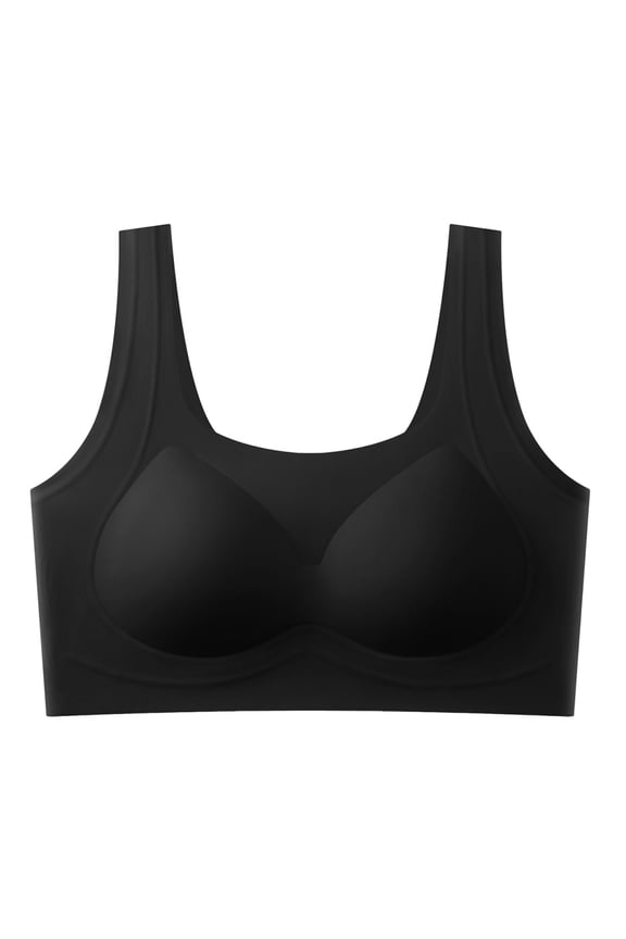 Women's Sports Bras No Underwire Bras Racerback Seanless Wide Strap Push Up Daily Wear Breathable Underwear