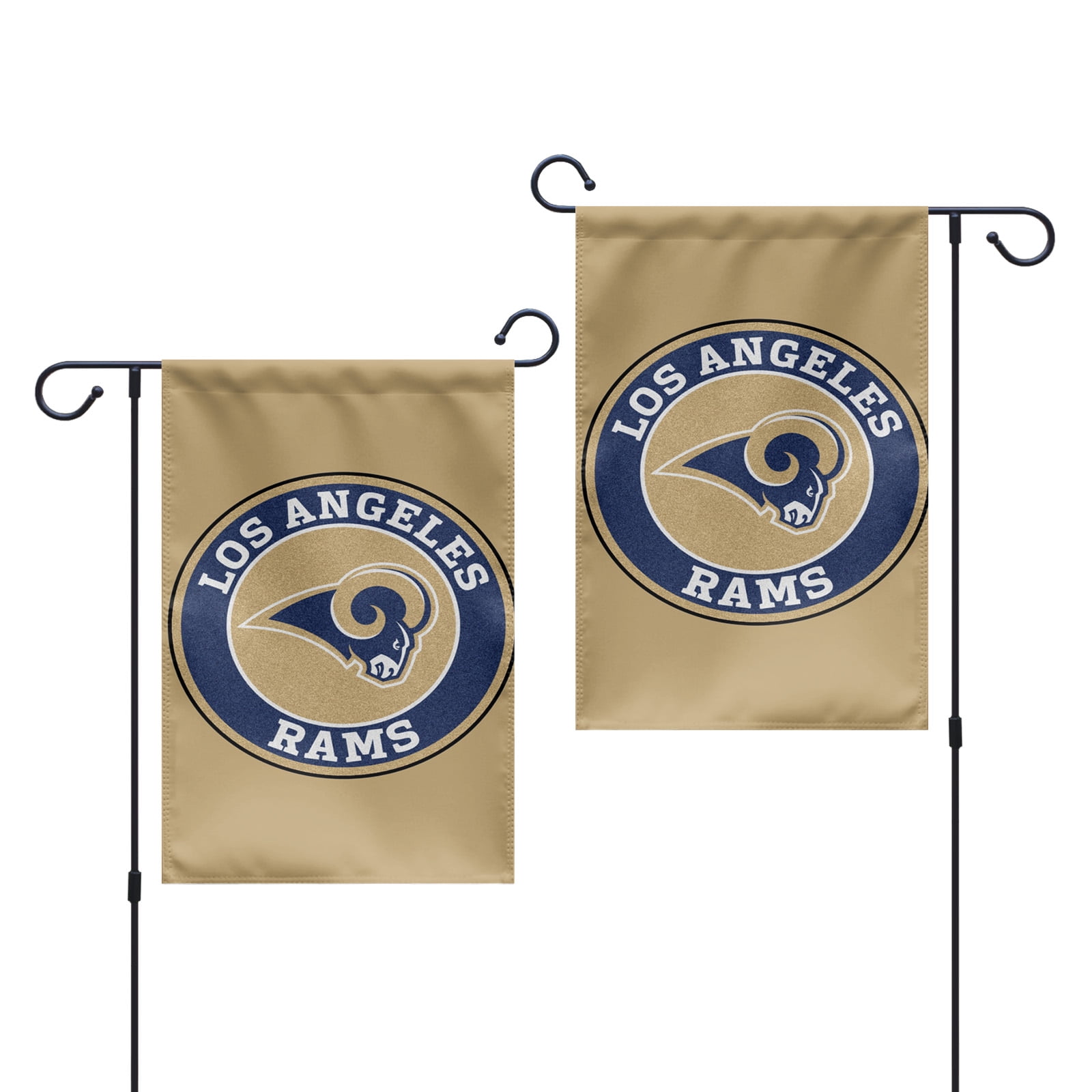 Los Angeles Rams Holiday Winter Snow Garden Flag - Double Sided 12.5x18 Inch, Officially Licensed - View #8