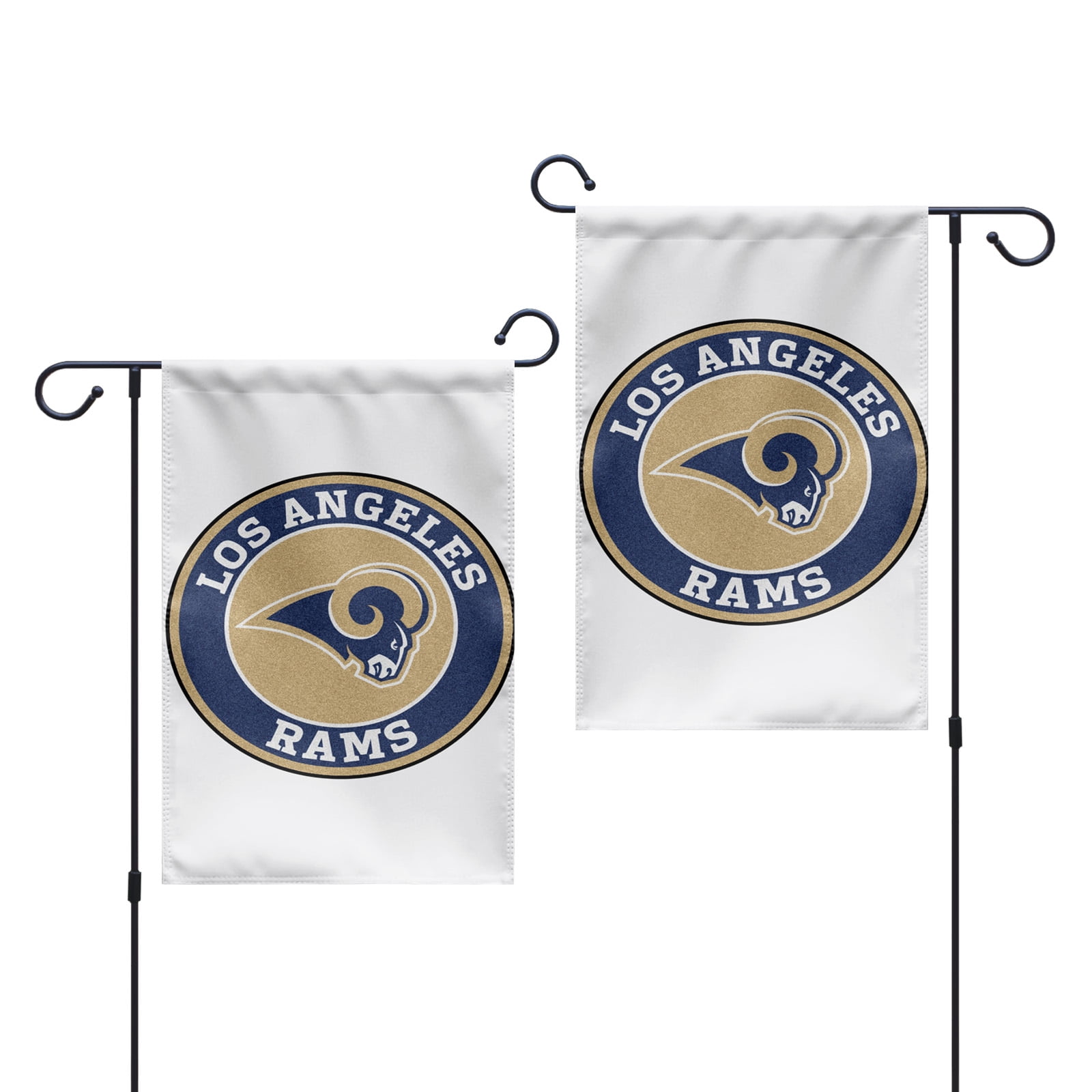Los Angeles Rams Holiday Winter Snow Garden Flag - Double Sided 12.5x18 Inch, Officially Licensed - View #13