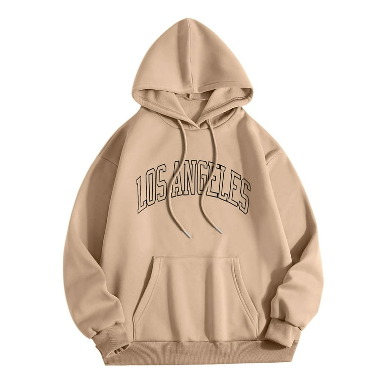 Letter Hooded Long Sleeve Sweatshirt Letter Hooded Long Sleeve Sweatshirt